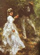Pierre Renoir The Promenade Spain oil painting reproduction
